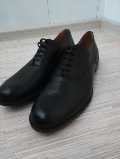 Nauji ZARA juodi naturalios odos batai, 43 dydis