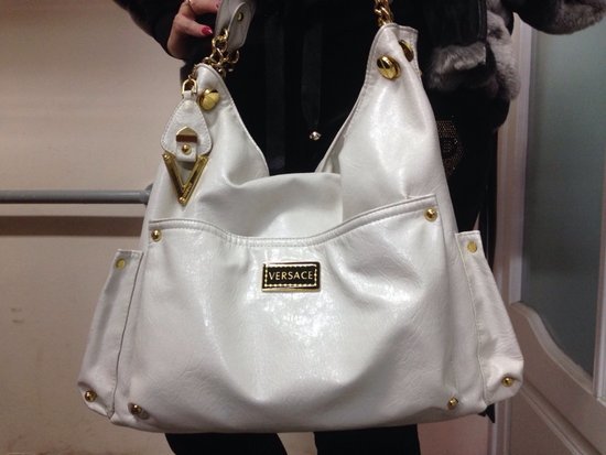 Versace baltas rankinukas 