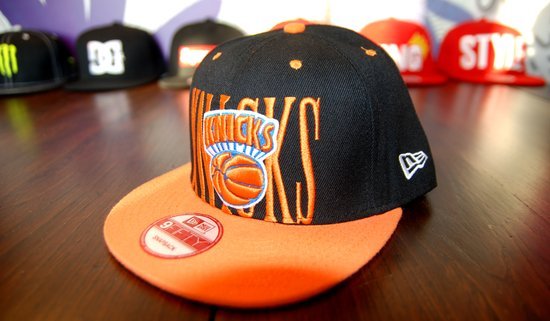Fullcap, Snapback, New York Knicks Black Orange
