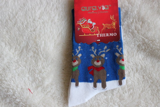Naujos, kalėdinės thermo kojinės. 