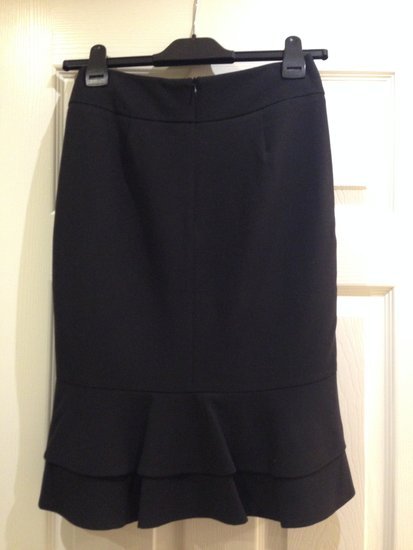 Naujas juodas klasikinis pieštuko formos sijonas
