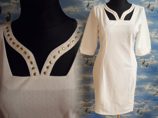 XL nauja balta suknelė
