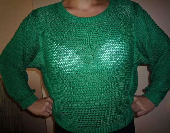 Marks&Spencer žalias neriniuotas megztinis 