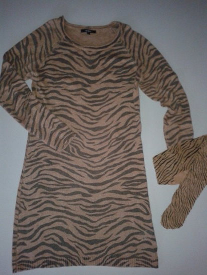 silta tigrine suknele ir naujos petkelnes