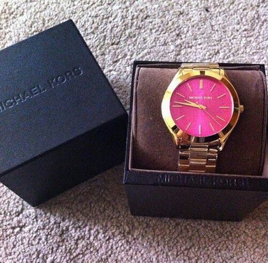 MK Pink Watch