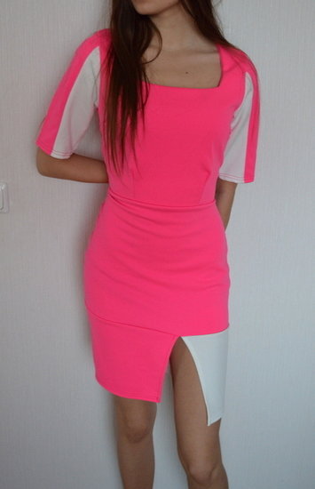 TOPAS tobula ryškiai rožinė suknelė