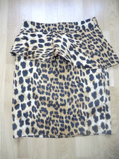 Leopardinis zara sijonas