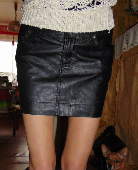 odinis juodas sijonas