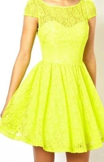 Geltona Asos suknelė topas!