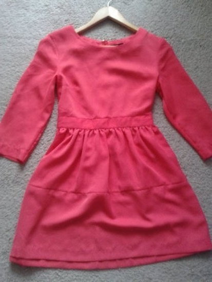 Ryški rožinė H&M suknelė