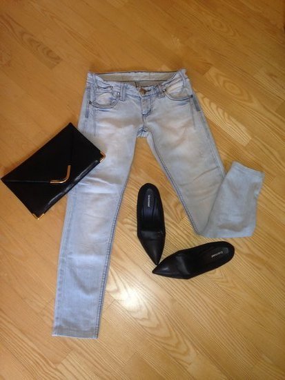 Džinsai/jeans, stradivarius, melsvi