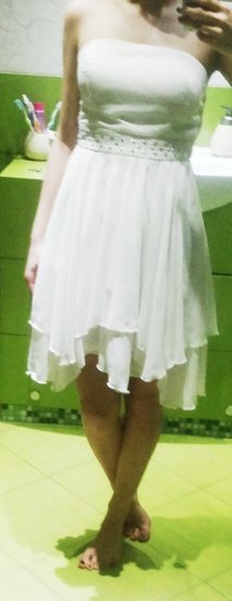 Balta trumpa tally weijl suknelė