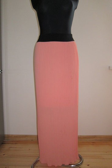 Koralinis ilgas sijonas