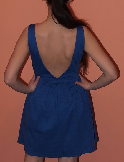Suknelė mėlyna trumpa