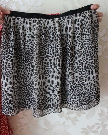 Patogus leopardinis sijonas 