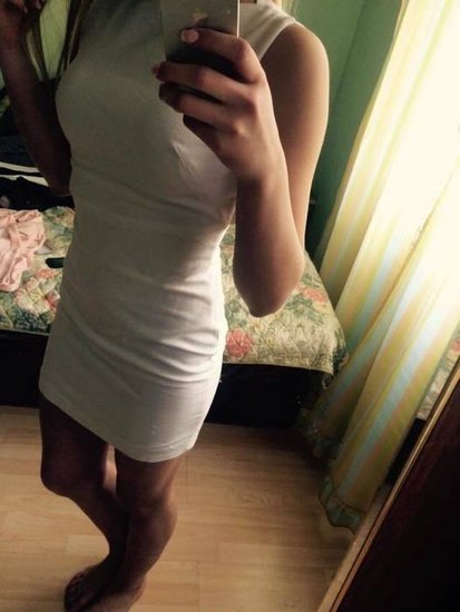 Zara balta suknelė
