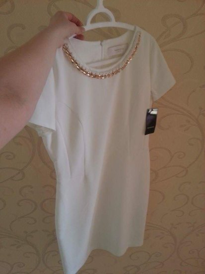 Reserved balta , puošni suknelė L/XL