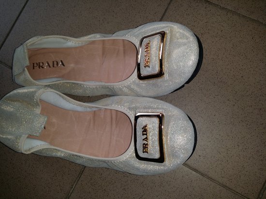 prada gold naturali oda baletkes