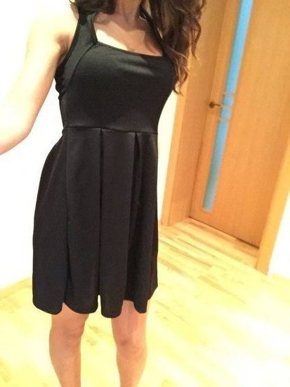 Mini black dress