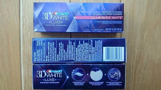 Crest 3D Luxe Glamorous white 