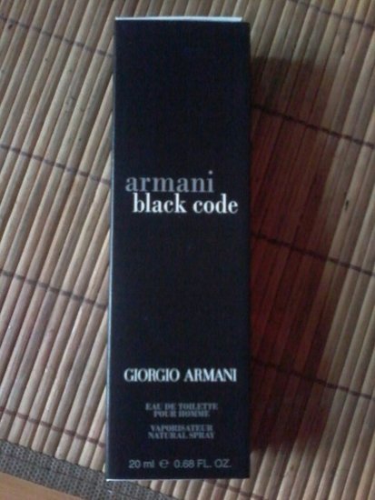 Armani black code 20ml vyr