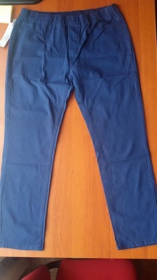 Nauji elastiniai mėlyni džinsai