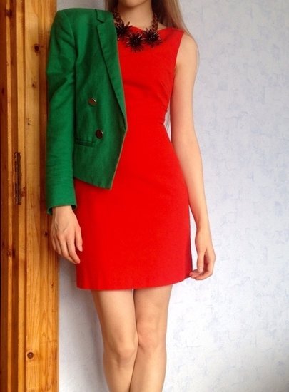 Elegantiška raudona Zara mini suknelė