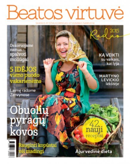 Žurnalas BEATOS VIRTUVĖ 2015 ruduo