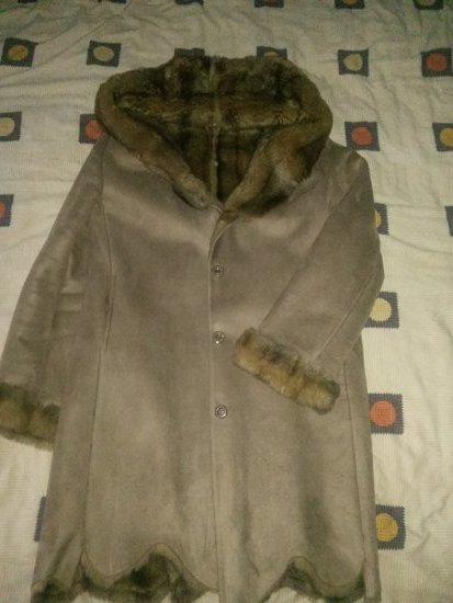 Tikro kailio paltas