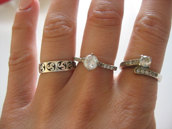 Sidarbriniai 925 sidabro žiedai