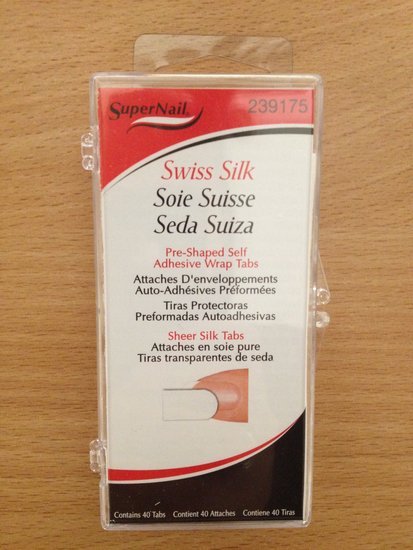 Supernail Swiss Silk Wrap Self - šilkas
