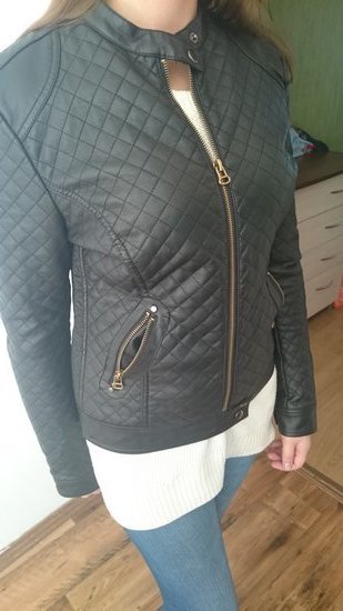 Zara stiliaus odinė striukė 