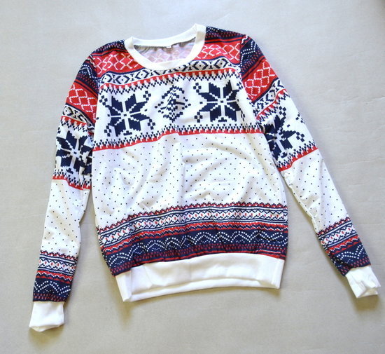 Stilingas raštuotas džemperis