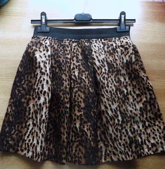Leopardo raštų sijonas 