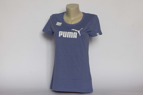 Mėlyni Puma marškinėliai S dydis