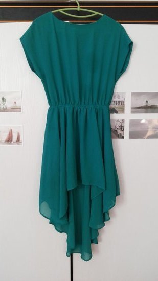 vasaros žalia suknelė