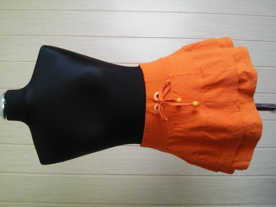 Oranžinis Bershka sijonas